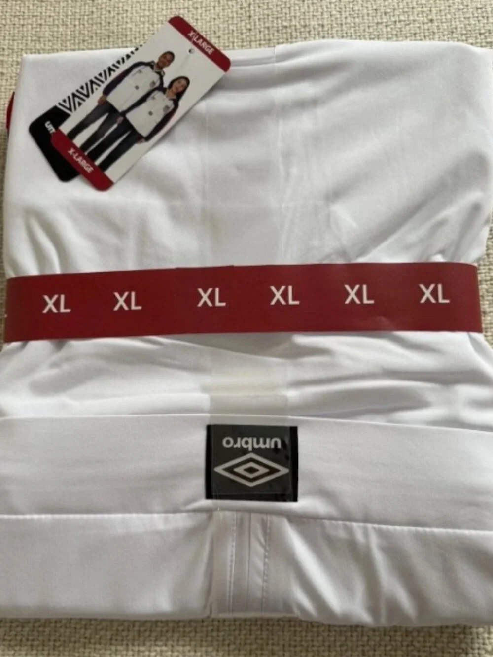 Umbro Team USA Team Pullover Jacket XL Half Zip with Front Zip Pocket